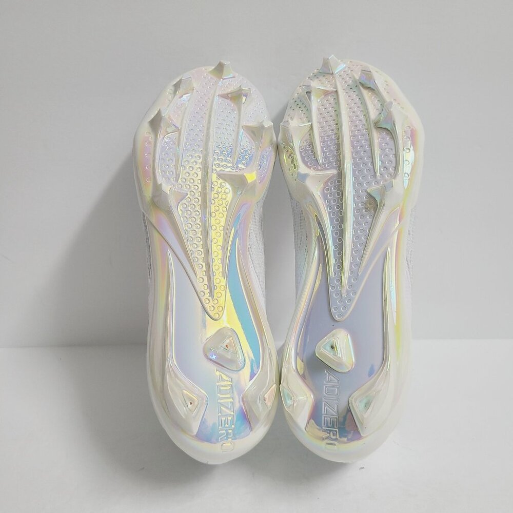 Adidas Adizero Electric Speed Juice Football Cleats IE4413 Size 10.5 White #1 - Picture 6 of 9